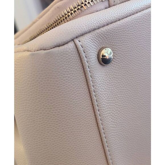 CHANEL BUSINESS AFFINITY LARGE TOTE CAVIAR LEATHER GOLD HARDWARE BEIGE W/  DUSTB - Picture 14 of 15